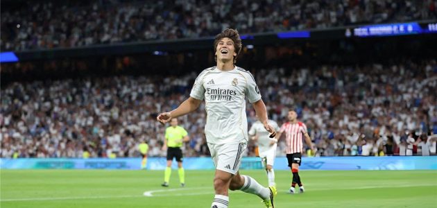 فيديو | جونزالو جارسيا يسجل هدف ريال مدريد الأول أمام أتلتيك بلباو بتمريرة كارفاخال