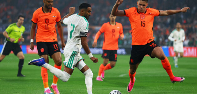 بمشاركة محرز وعوار.. منتخب الجزائر يصعق هولندا بهدف قاتل ودياً